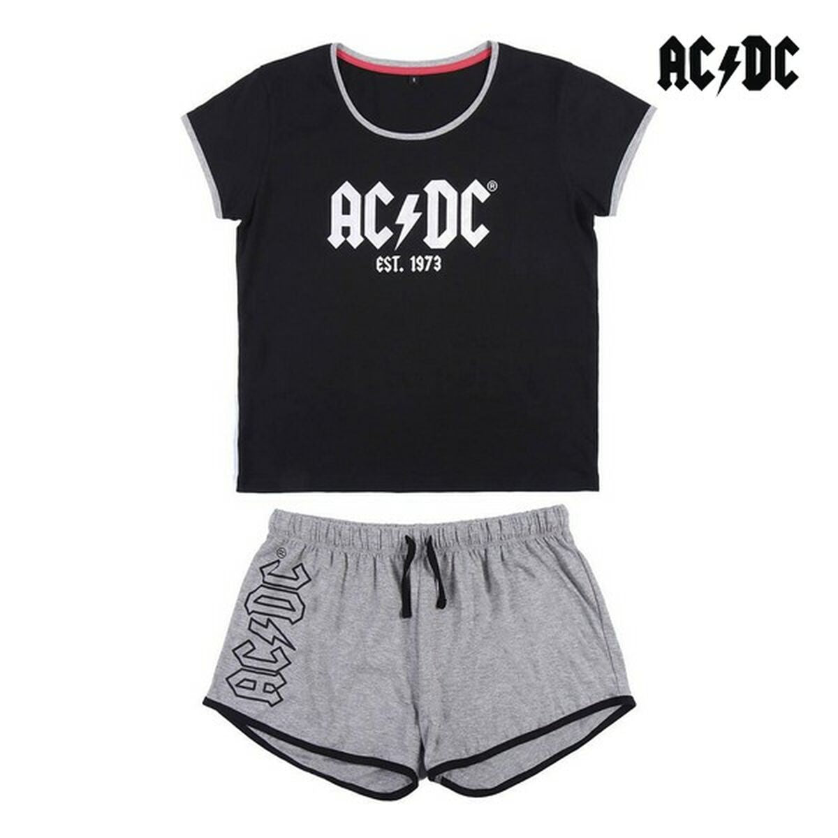 Pajamas ACDC Woman Black