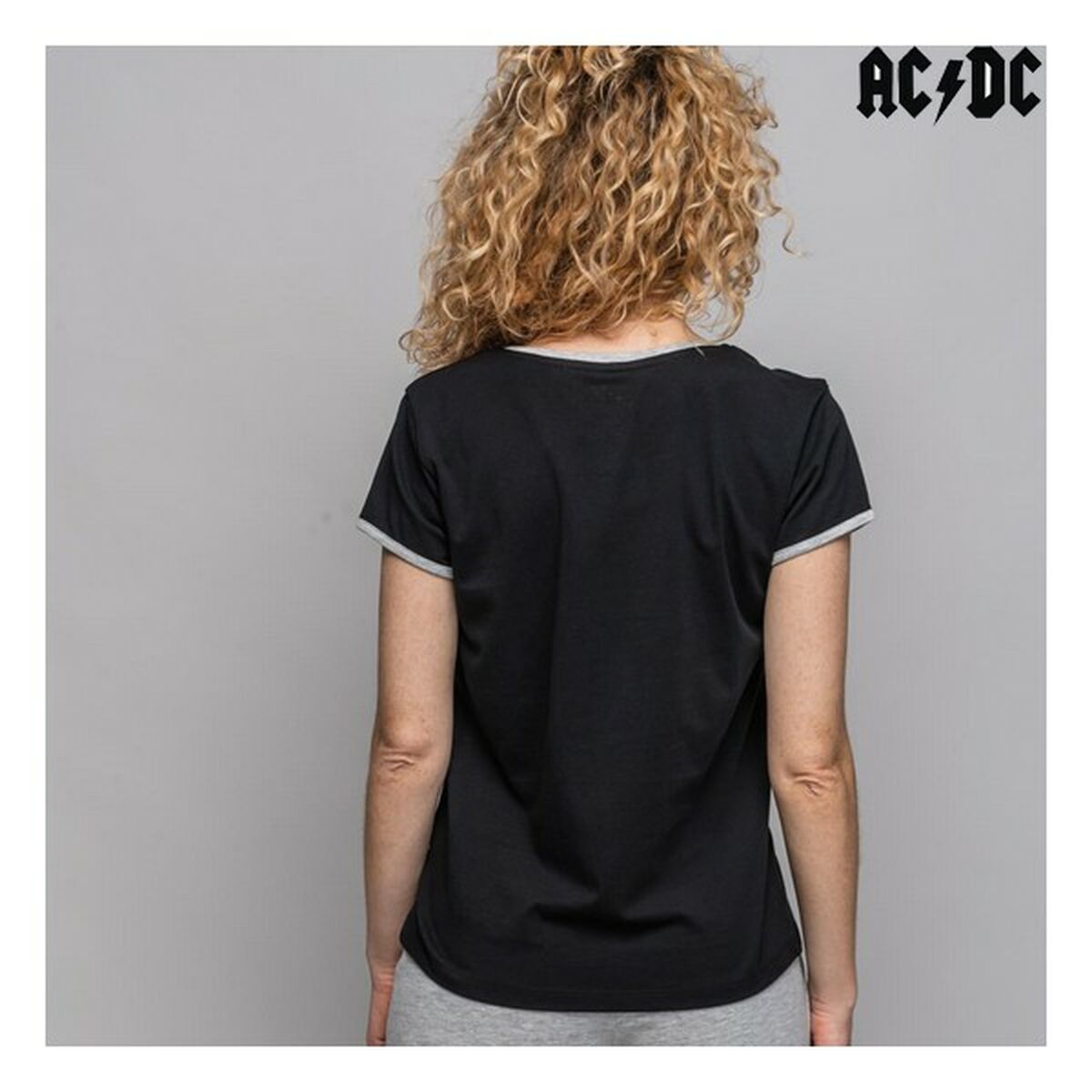 Pajamas ACDC Woman Black