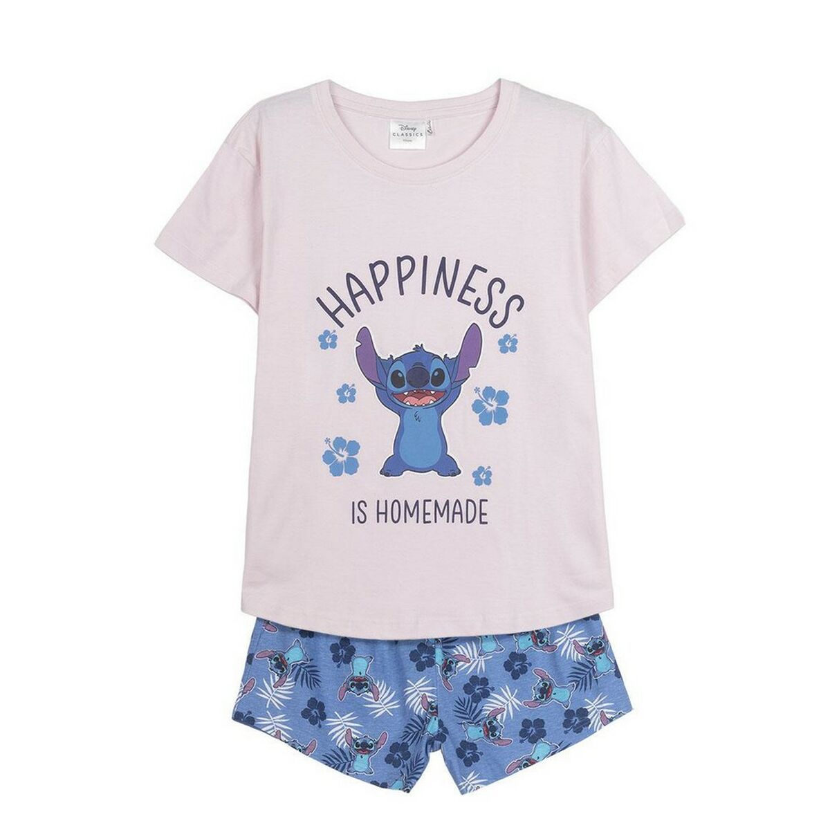 Pyjamat Stitch Nainen Sininen